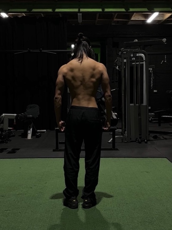 Joshua after training